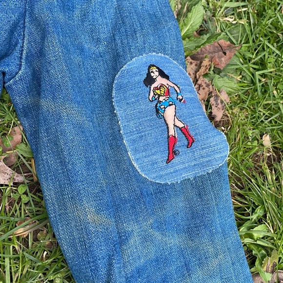 Vintage one of a kind Wrangler jean jacket - Picture 5 of 7